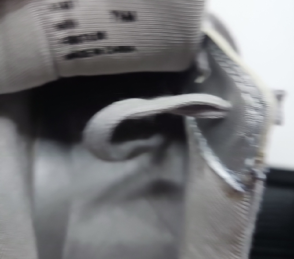 Silver and Cream Patterned Sneakers - Picture 10 of 11